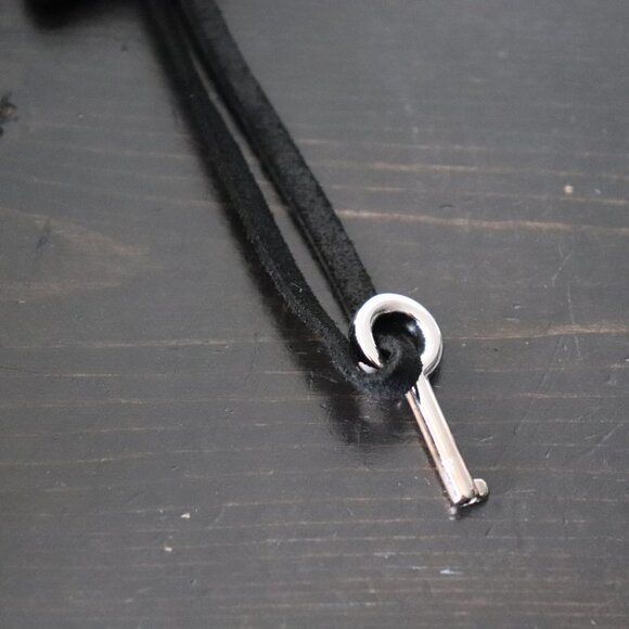 Balenciaga Womens Unisex Black Saddle Bag Suede Leather Top Handle Locking Purse - Picture 4 of 8